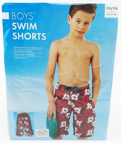 Badeshorts rot polyester - badeshorts,