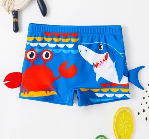 Jungen cartoon krabbe und - cartoon-krabbe, hai